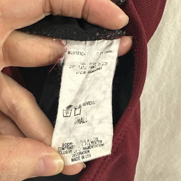 Speechless Y2K Red Halter Asymmetrical Bow Midi Dress Womens S Dark Whimsical - Picture 10 of 12